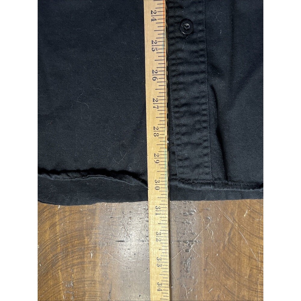 Harley-Davidson Shirt Mens XL Black Sleeveless Skull Patch Button Up 96472-15VM - Picture 8 of 8